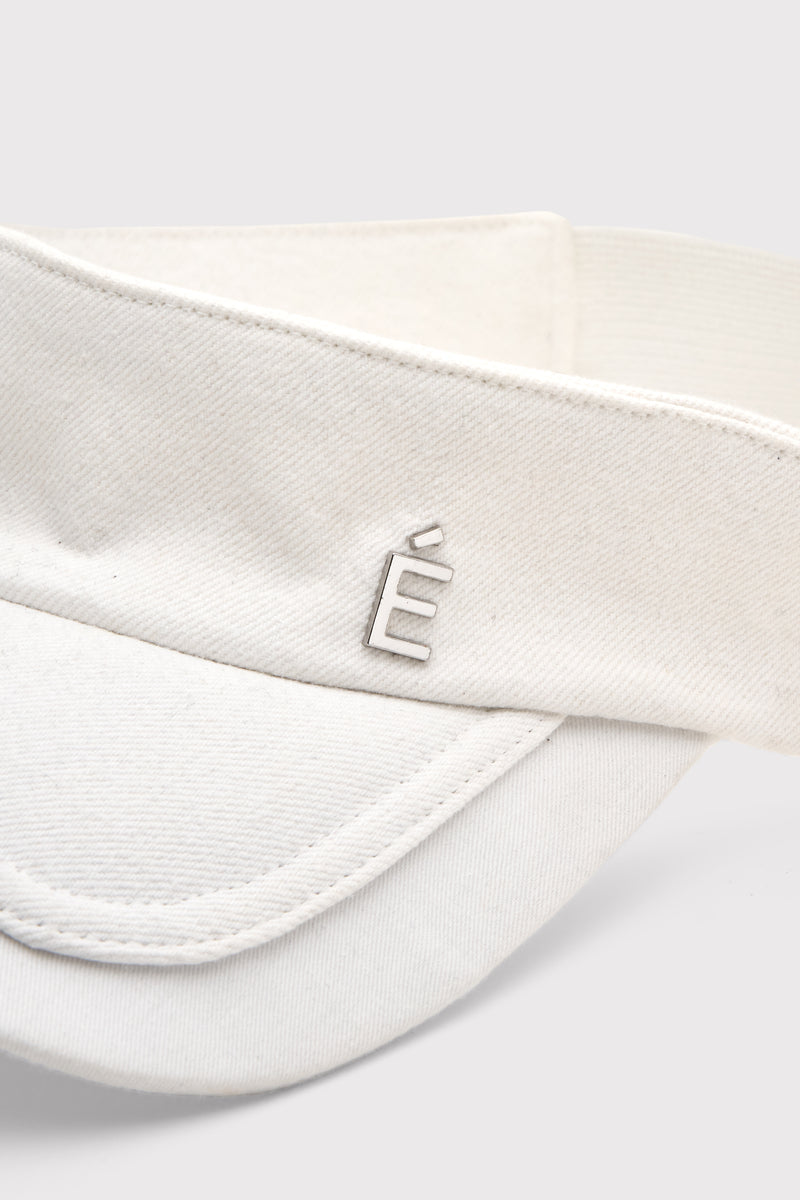 VISOR DENIM WHITE BLANC 3