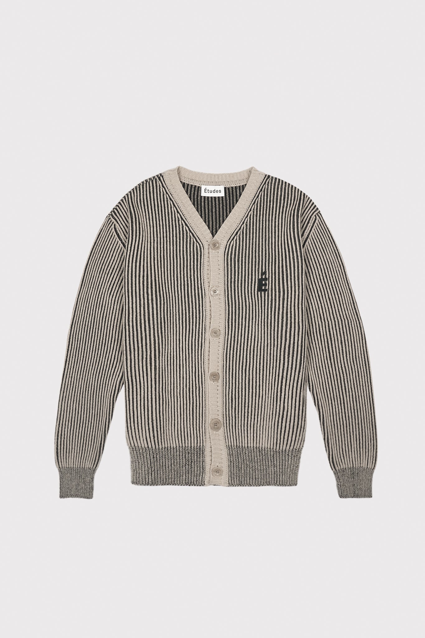 ÉTUDES BORIS CARDIGAN PATCH BEIGE MIX KNITWEAR 2