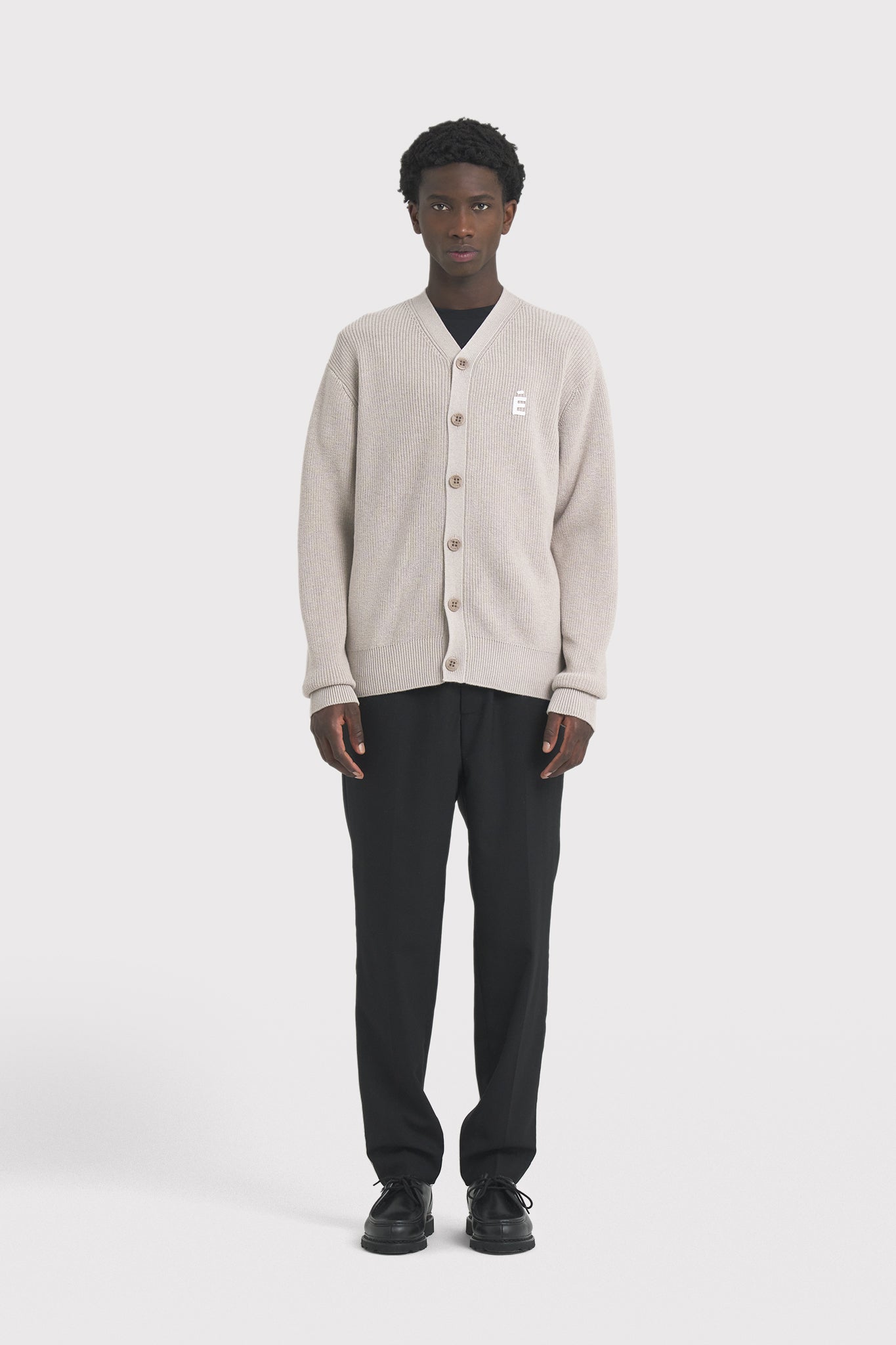Études BORIS CARDIGAN PATCH BEIGE knitwear 1