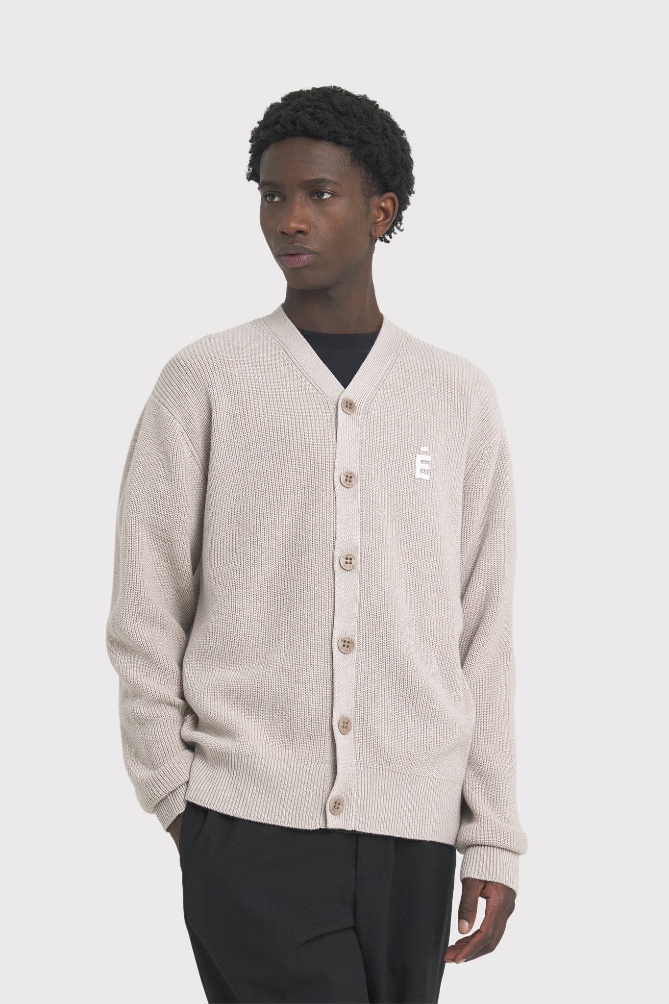 Études BORIS CARDIGAN PATCH BEIGE knitwear 4