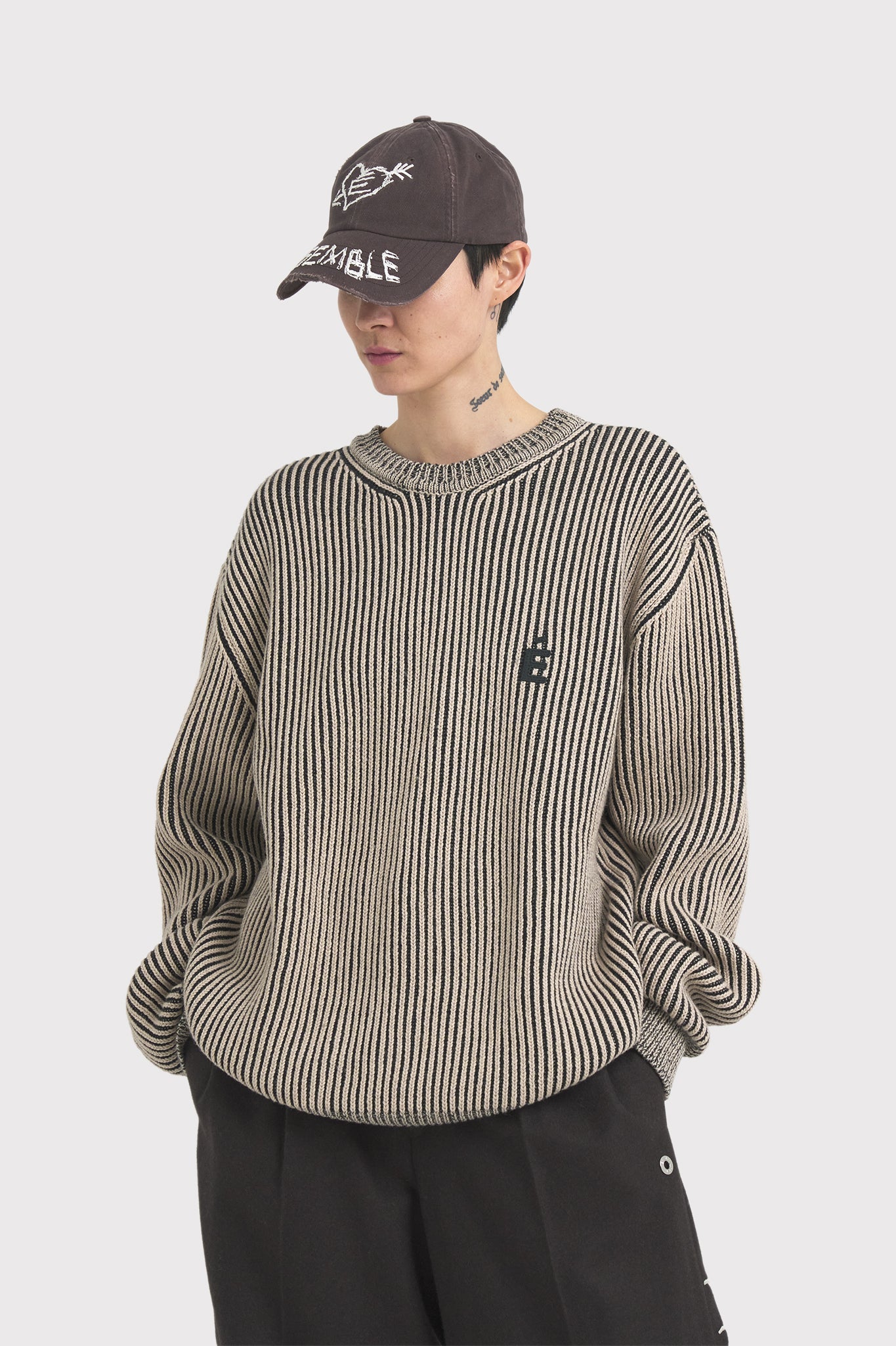 ÉTUDES BORIS PATCH BEIGE MIX KNITWEAR 6