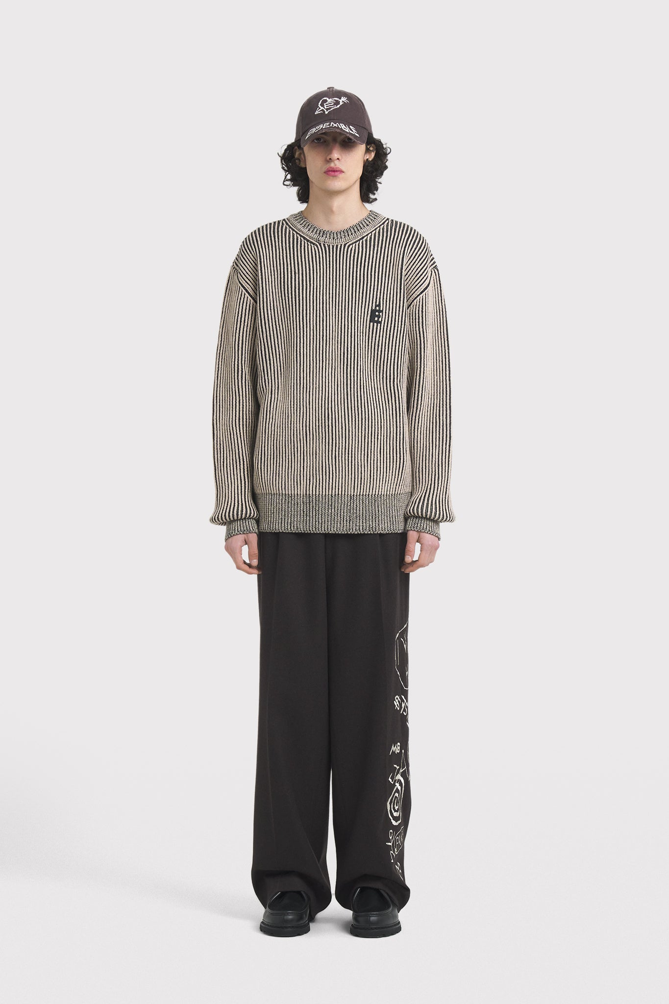 ÉTUDES BORIS PATCH BEIGE MIX KNITWEAR 1