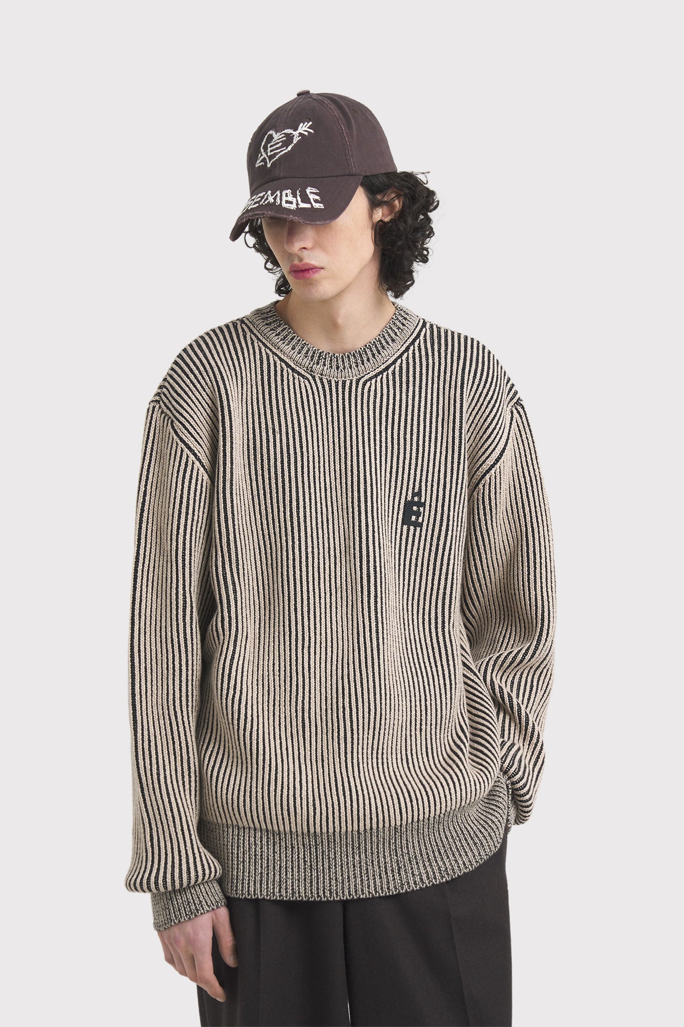 ÉTUDES BORIS PATCH BEIGE MIX KNITWEAR 4
