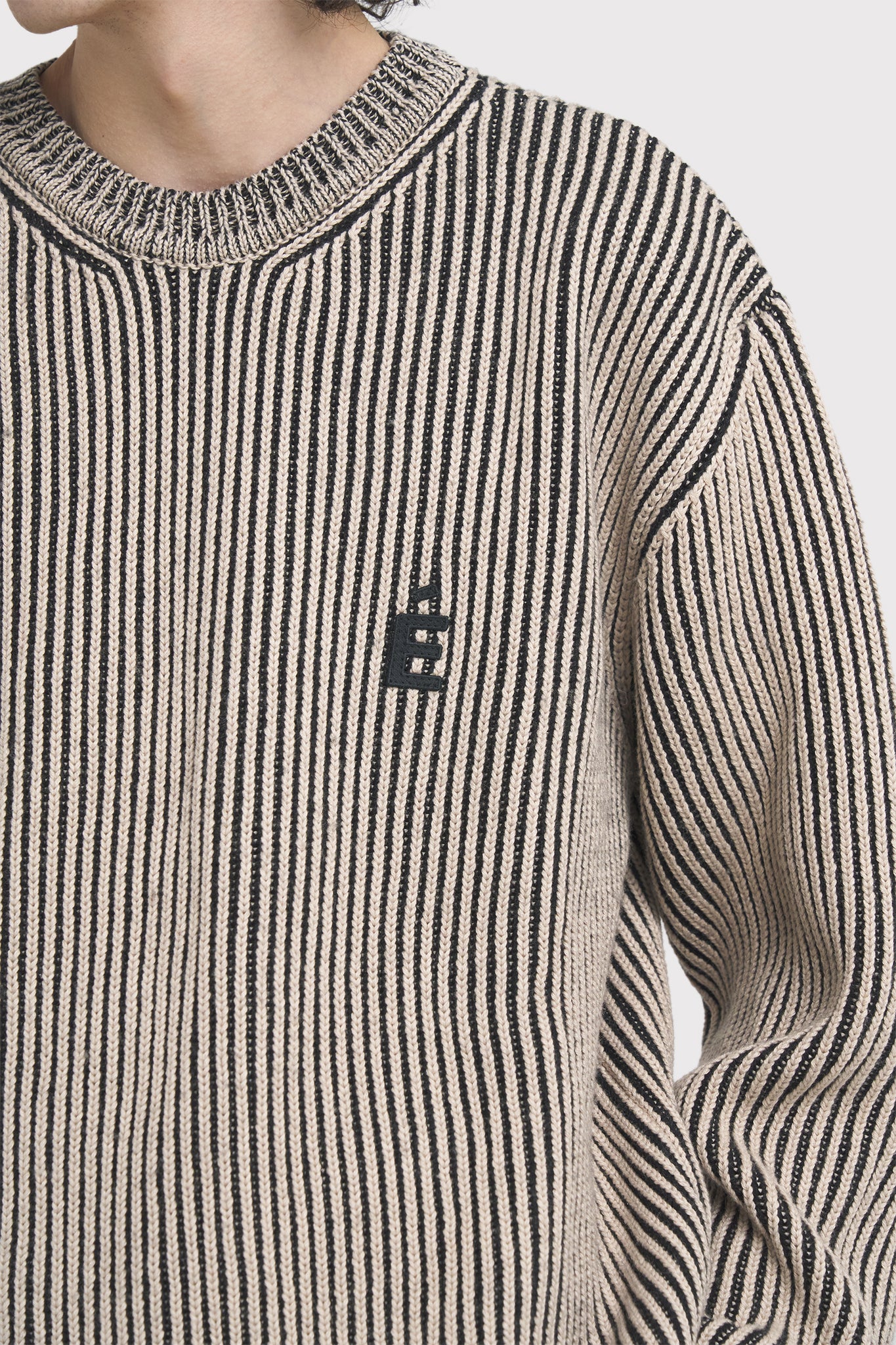 ÉTUDES BORIS PATCH BEIGE MIX KNITWEAR 5