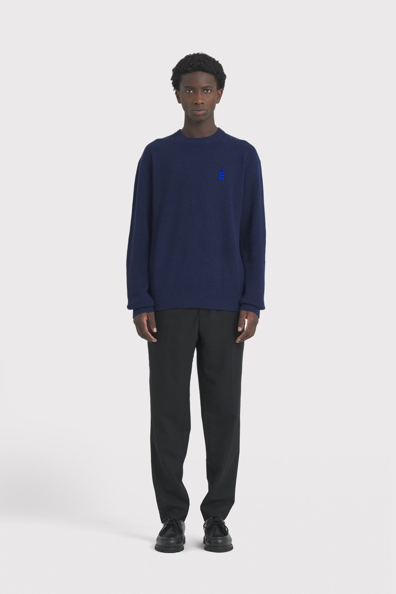 ÉTUDES BORIS PATCH NAVY KNITWEAR 1