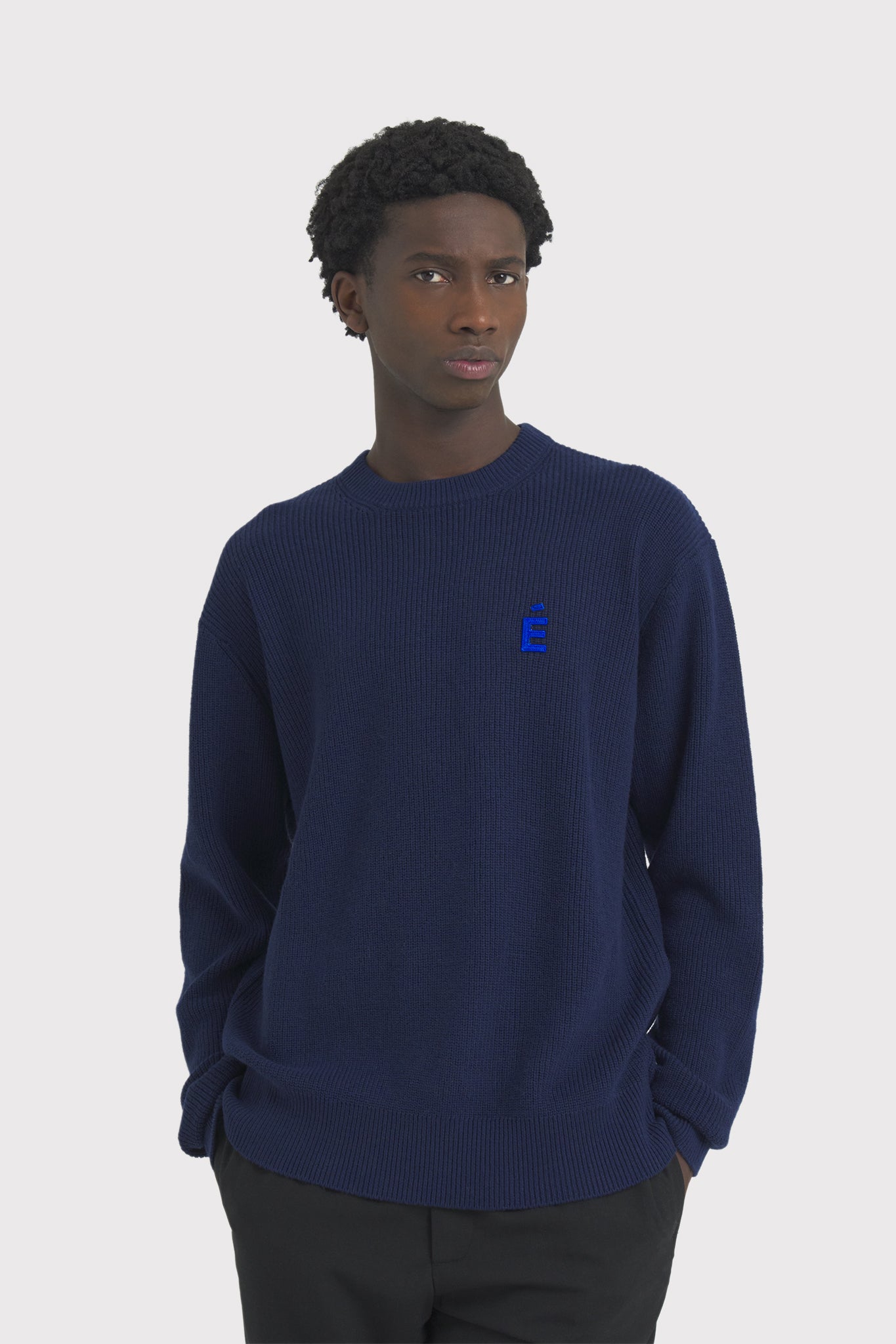 ÉTUDES BORIS PATCH NAVY KNITWEAR 4
