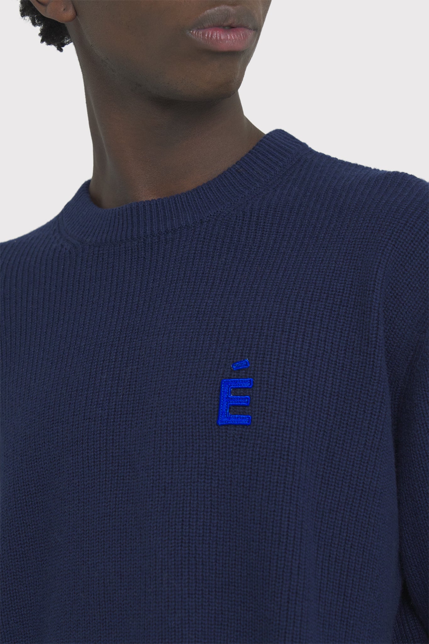 ÉTUDES BORIS PATCH NAVY KNITWEAR 5