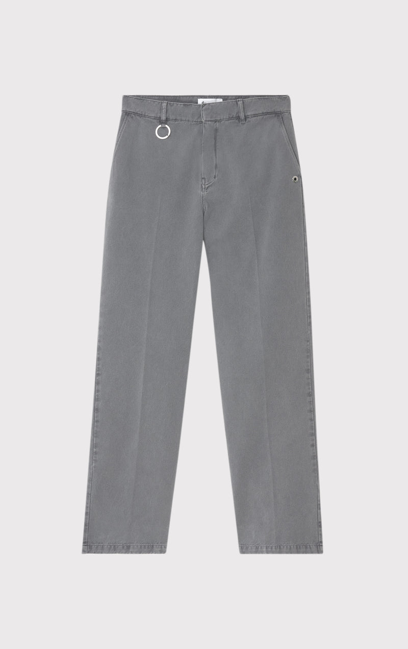 ÉTUDES BUMPER TWILL DYED PEWTER TROUSER 1