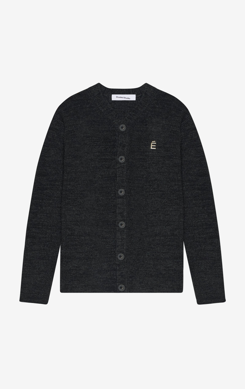 ETUDES STUDIO REGULAR CARDIGAN E CHARCOAL 1