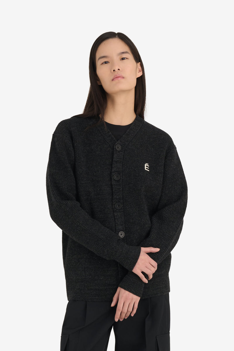 REGULAR CARDIGAN É CHARCOAL 3