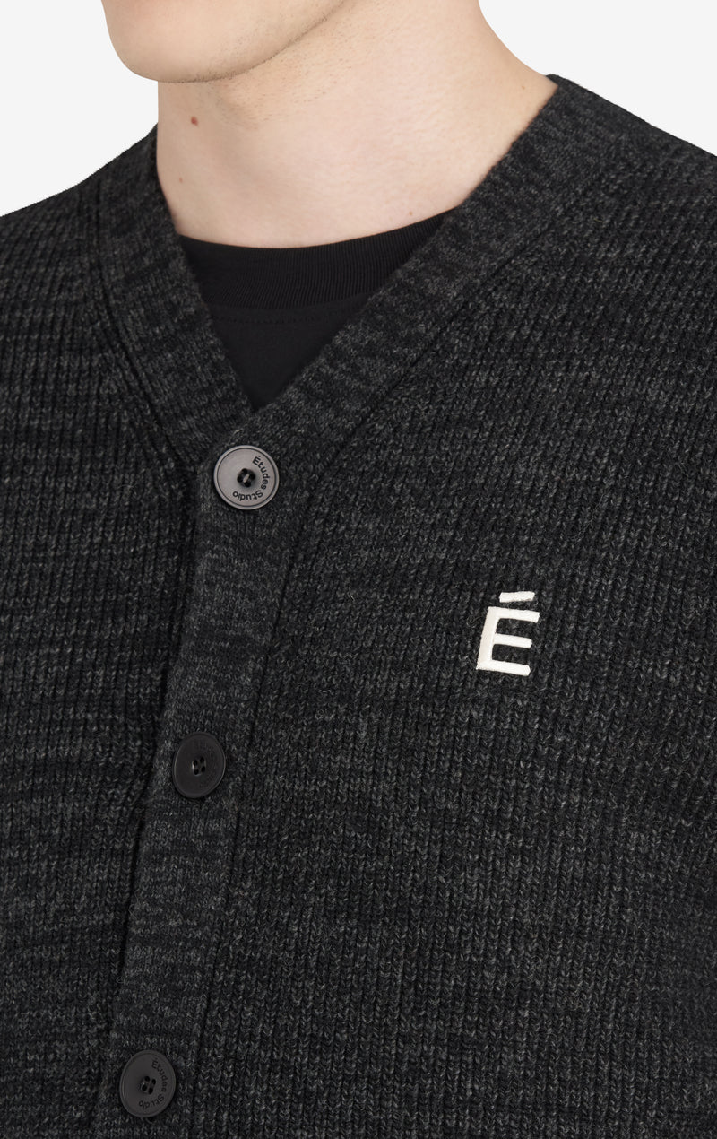 ETUDES STUDIO REGULAR CARDIGAN E CHARCOAL 6