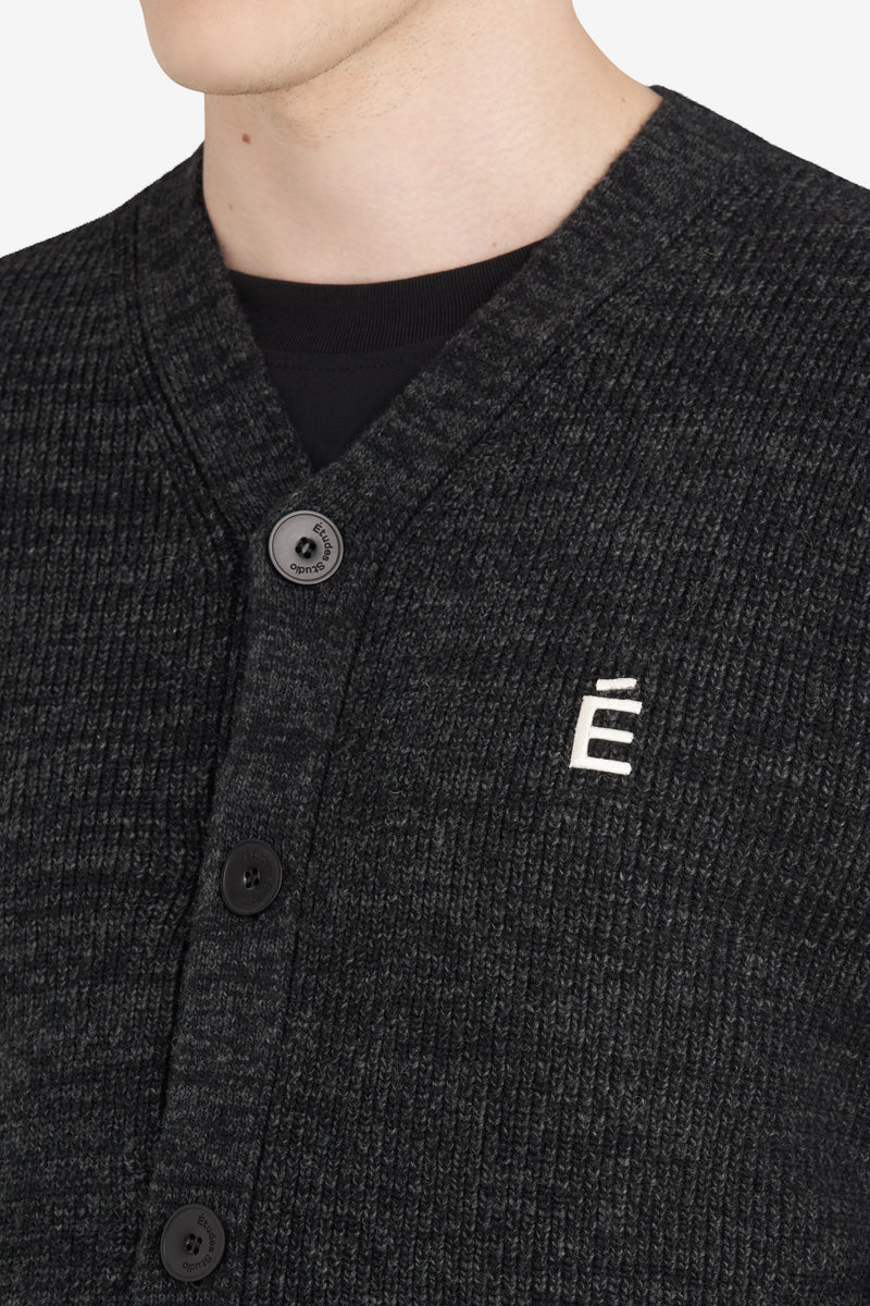 REGULAR CARDIGAN É CHARCOAL 9