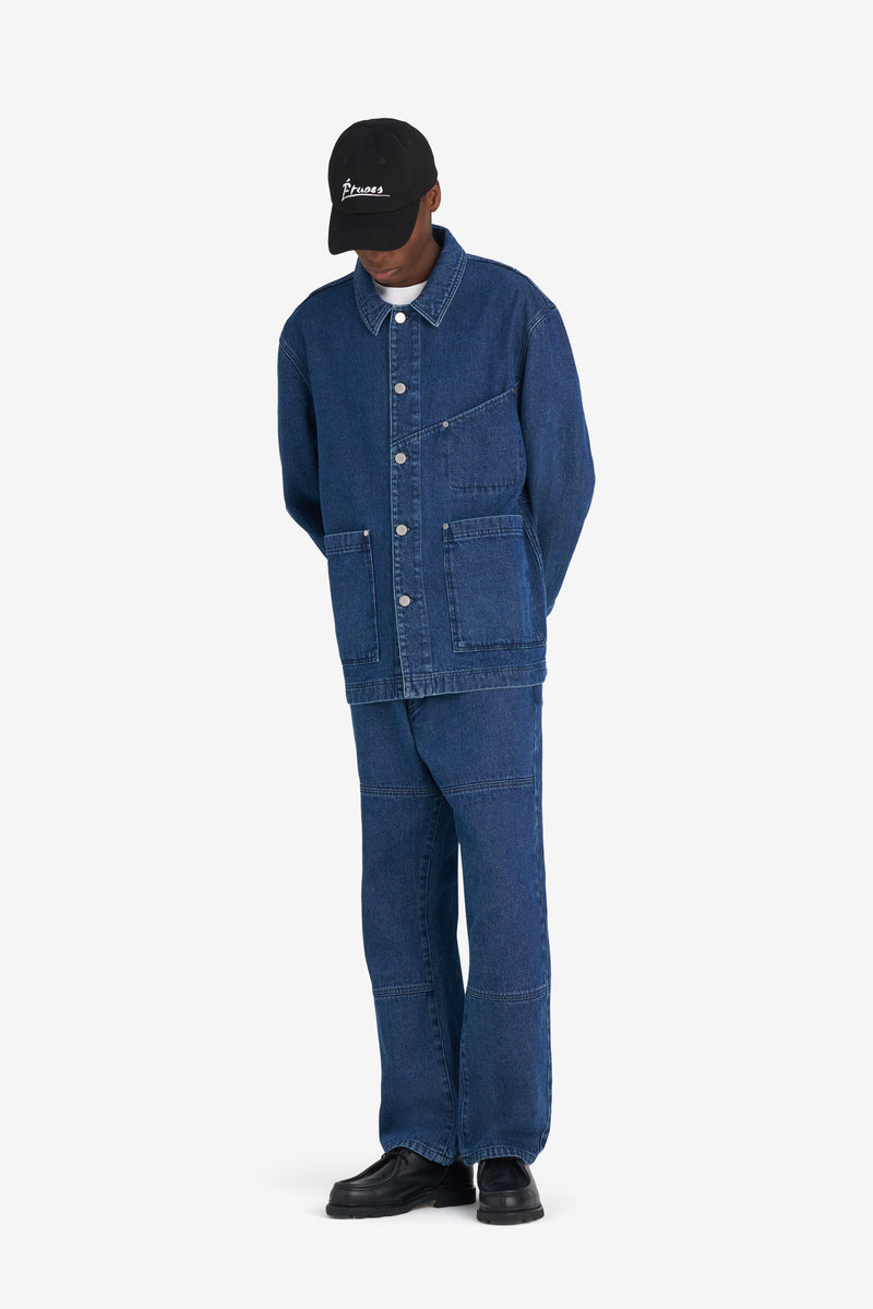 WORKER DENIM JACKET BLUE 4