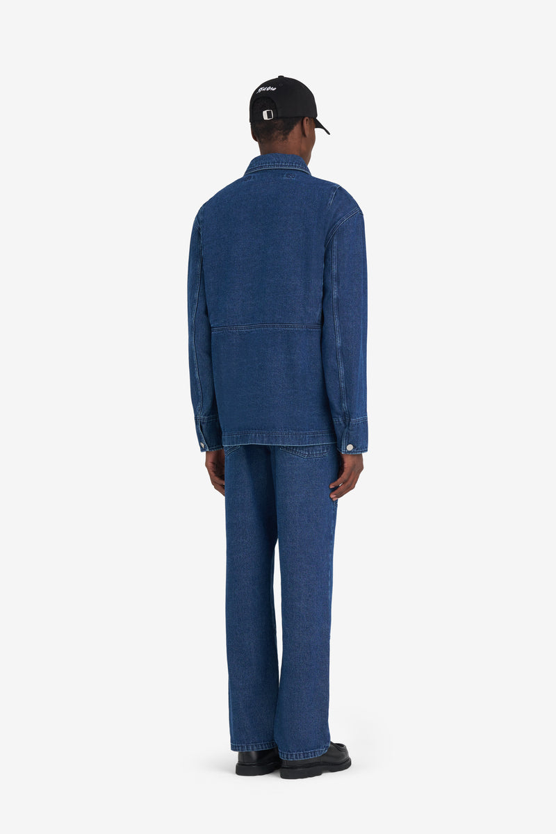 WORKER DENIM JACKET BLUE 5