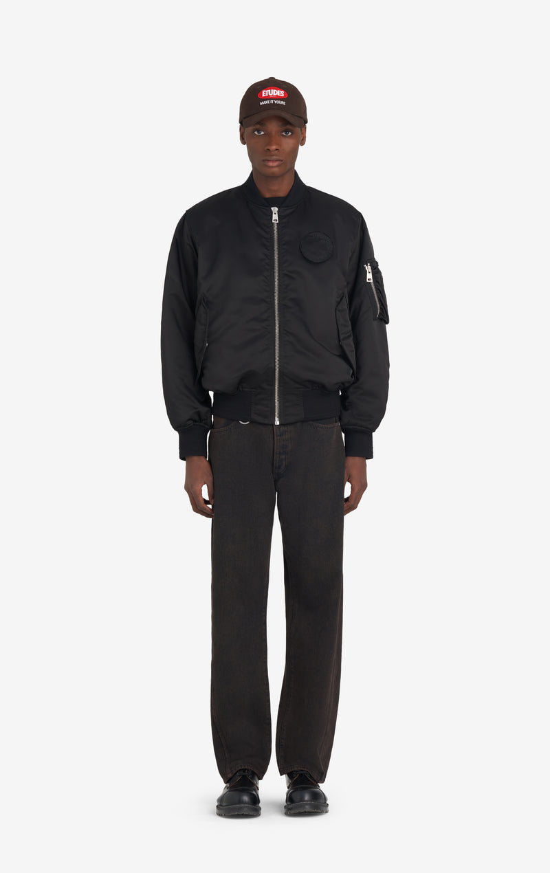 ETUDES STUDIO NYLON BOMBER JACKET BLACK 3