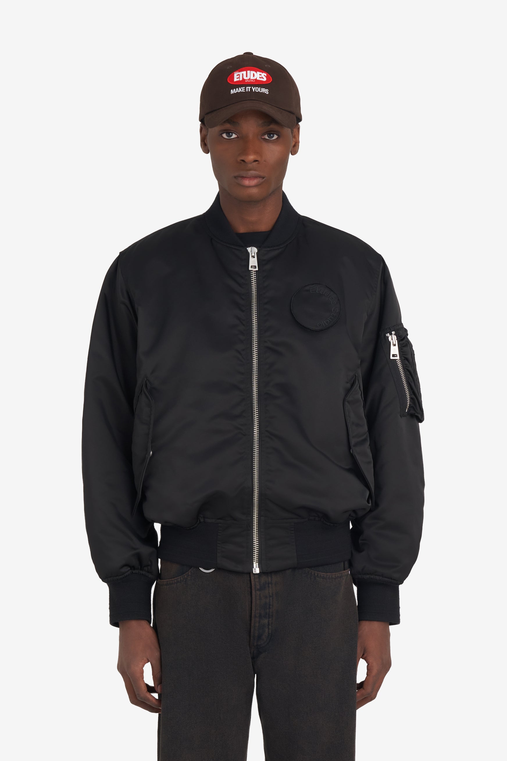 Etudes ボンバージャケット MA-1 ブラック エチュード HORIZON BOMBER - BLACK BLACK | Études Studio