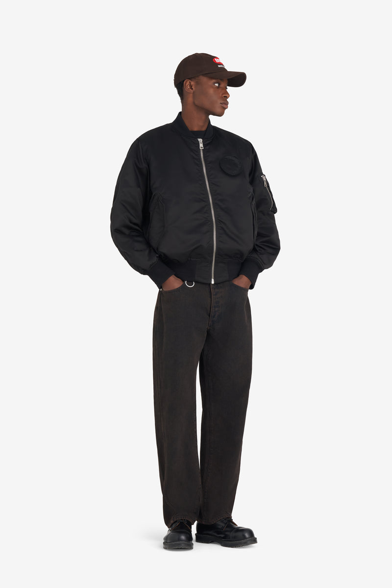 NYLON BOMBER JACKET BLACK 4