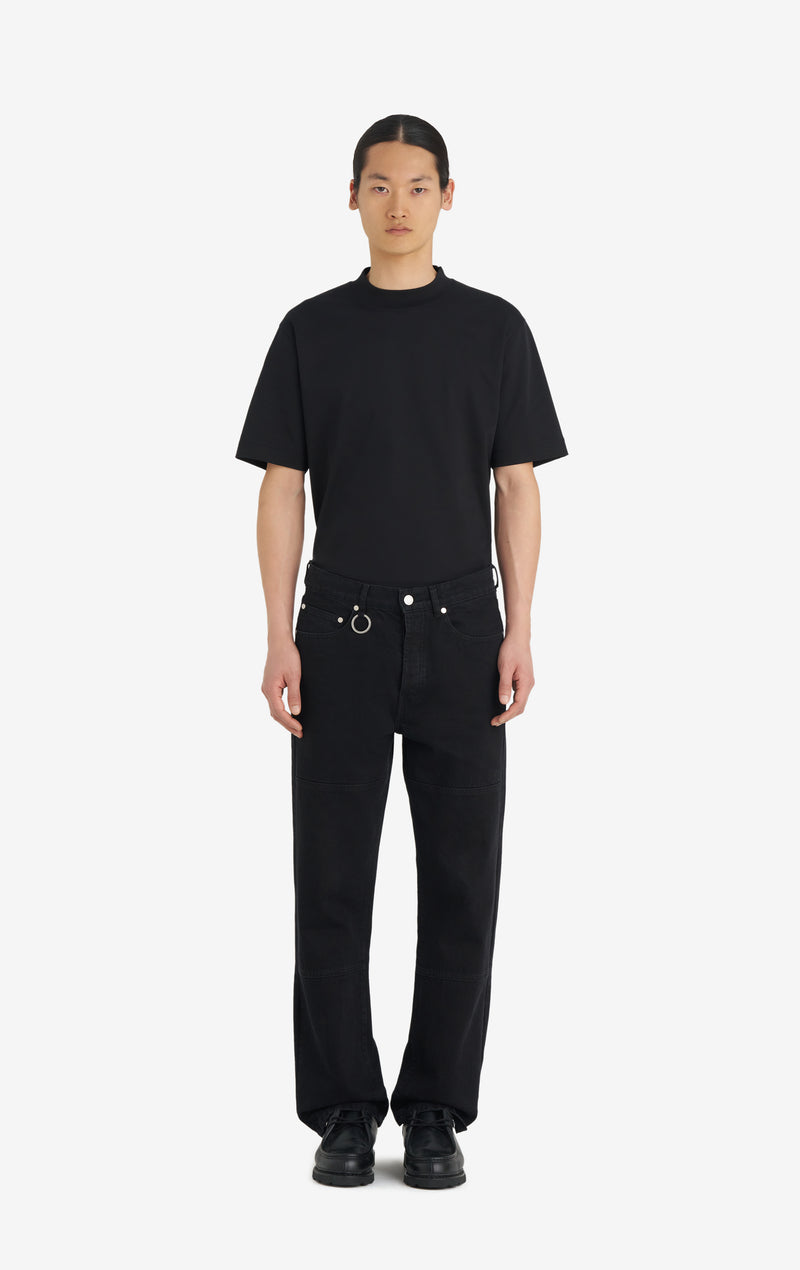 REGULAR JEANS PANT - BLACK 42 / BLACK