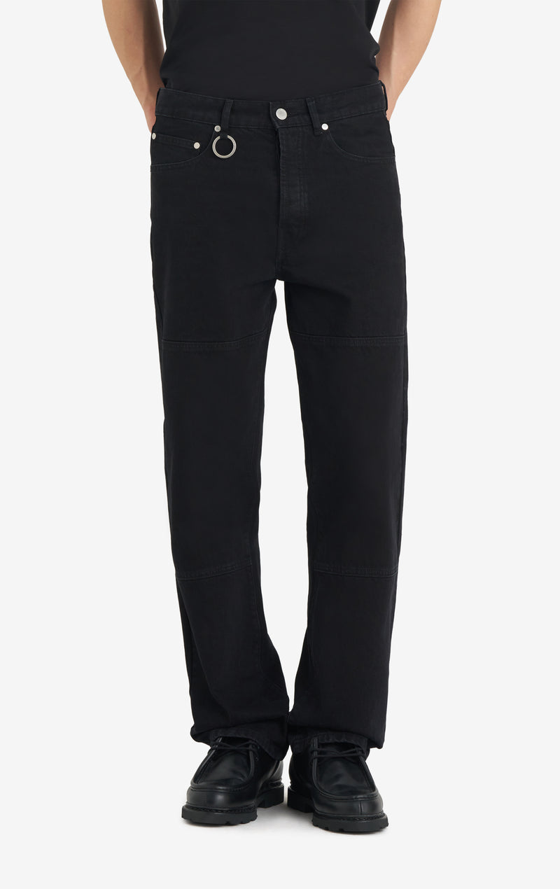 REGULAR JEANS PANT - BLACK 42 / BLACK