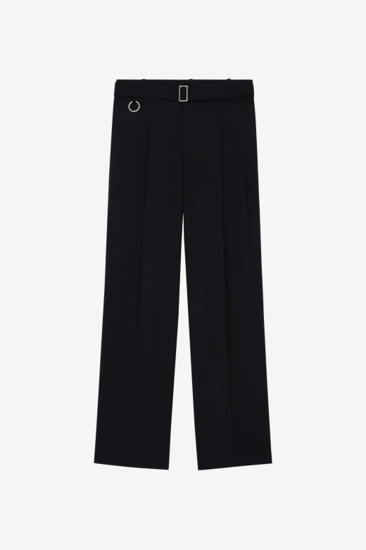 LOOSE SUIT PANT BLACK 1