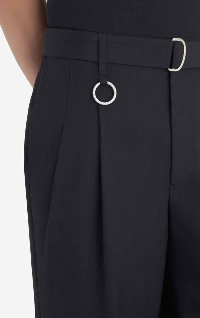 LOOSE SUIT PANT 42 / BLACK