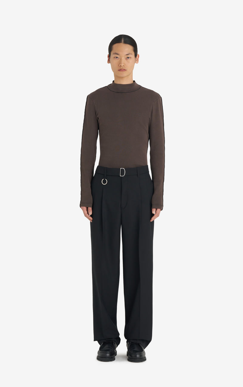 LOOSE SUIT PANT - BLACK 42 / BLACK