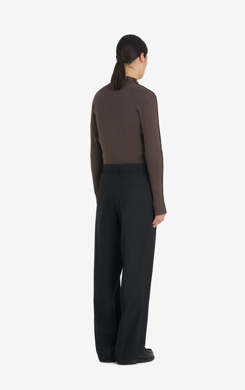 LOOSE SUIT PANT - BLACK 42 / BLACK