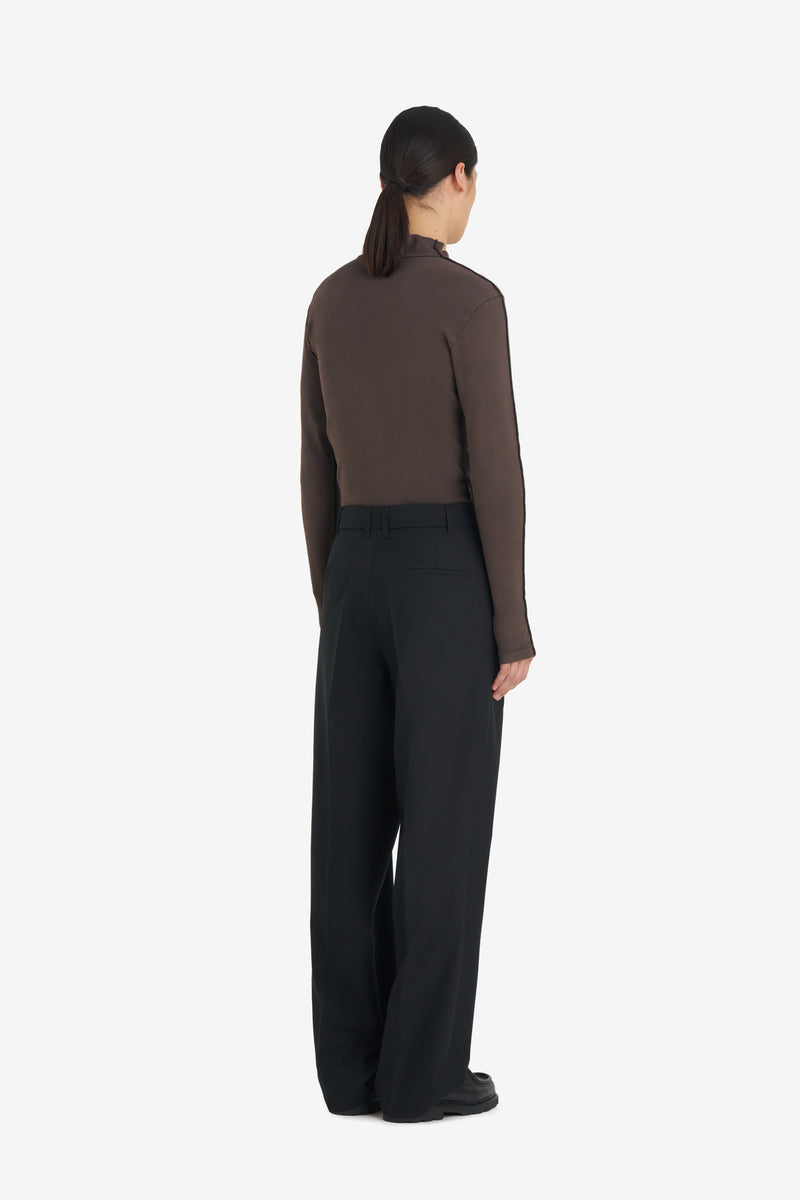 LOOSE SUIT PANT - BLACK NOIR 3