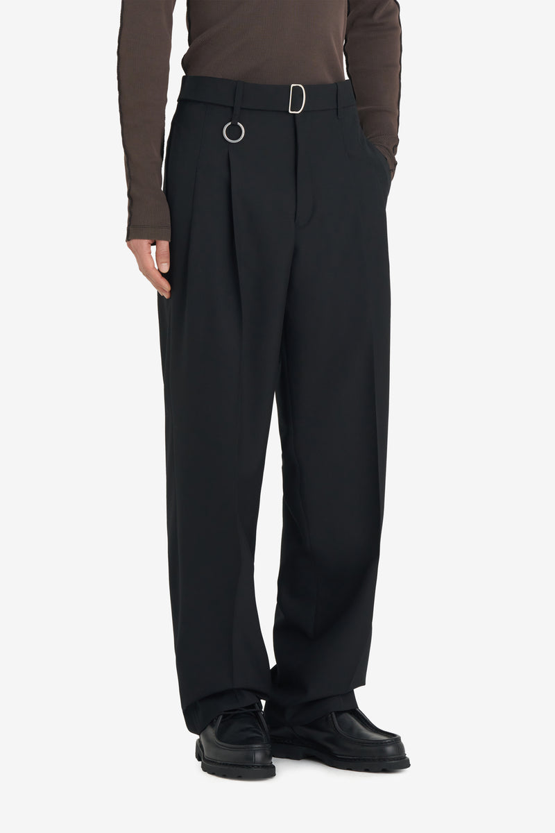 LOOSE SUIT PANT - BLACK NOIR 6