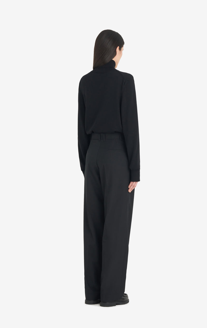 LOOSE SUIT PANT - BLACK 42 / BLACK