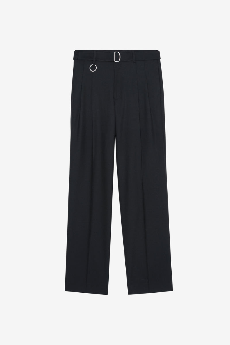 LOOSE SUIT PANT - BLACK NOIR 1