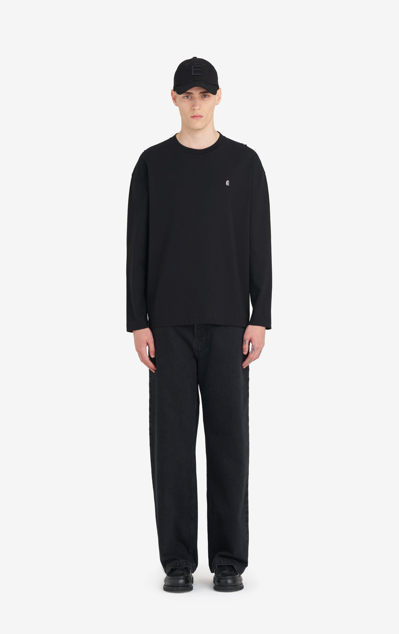 ETUDES STUDIO RELAX T-SHIRT LONG SLEEVES E BLACK 3