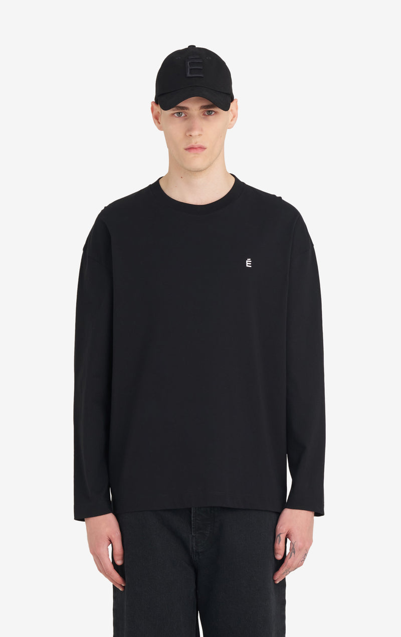 RELAX T-SHIRT LONG SLEEVES É XXS / BLACK