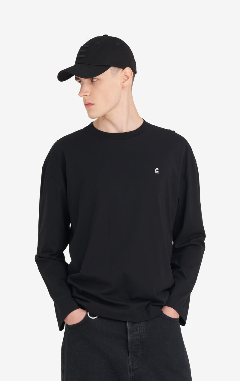 ETUDES STUDIO RELAX T-SHIRT LONG SLEEVES E BLACK 2