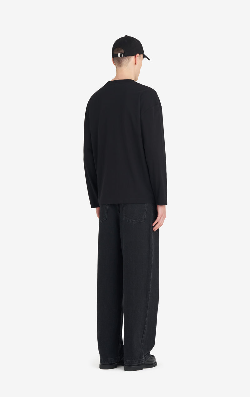 ETUDES STUDIO RELAX T-SHIRT LONG SLEEVES E BLACK 4