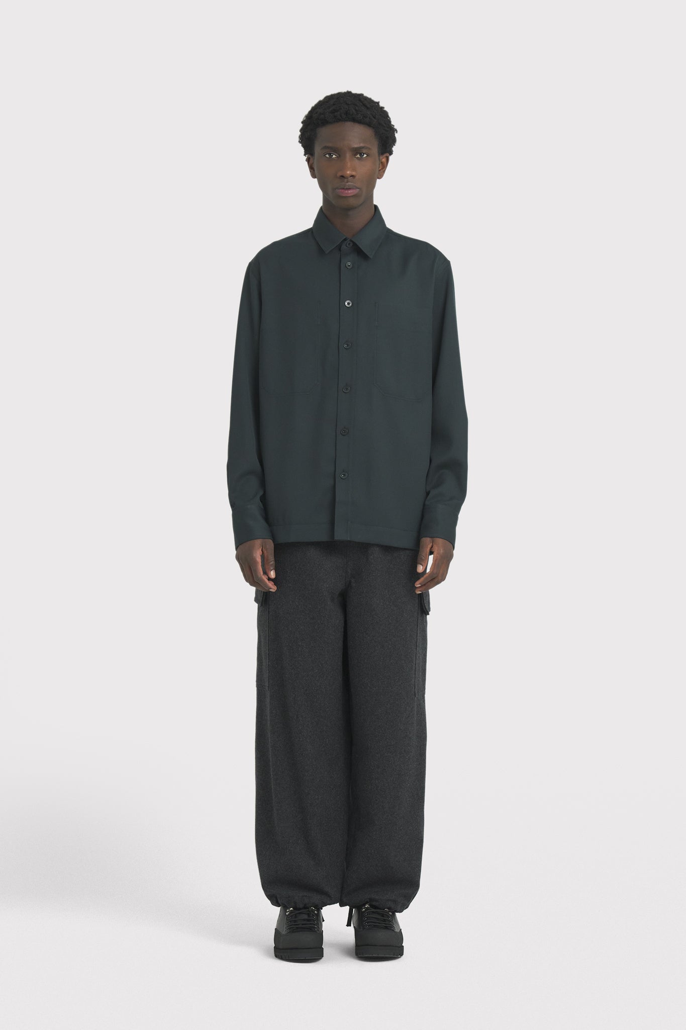ÉTUDES CAPITALE SUITING DK GREEN SHIRTS 1