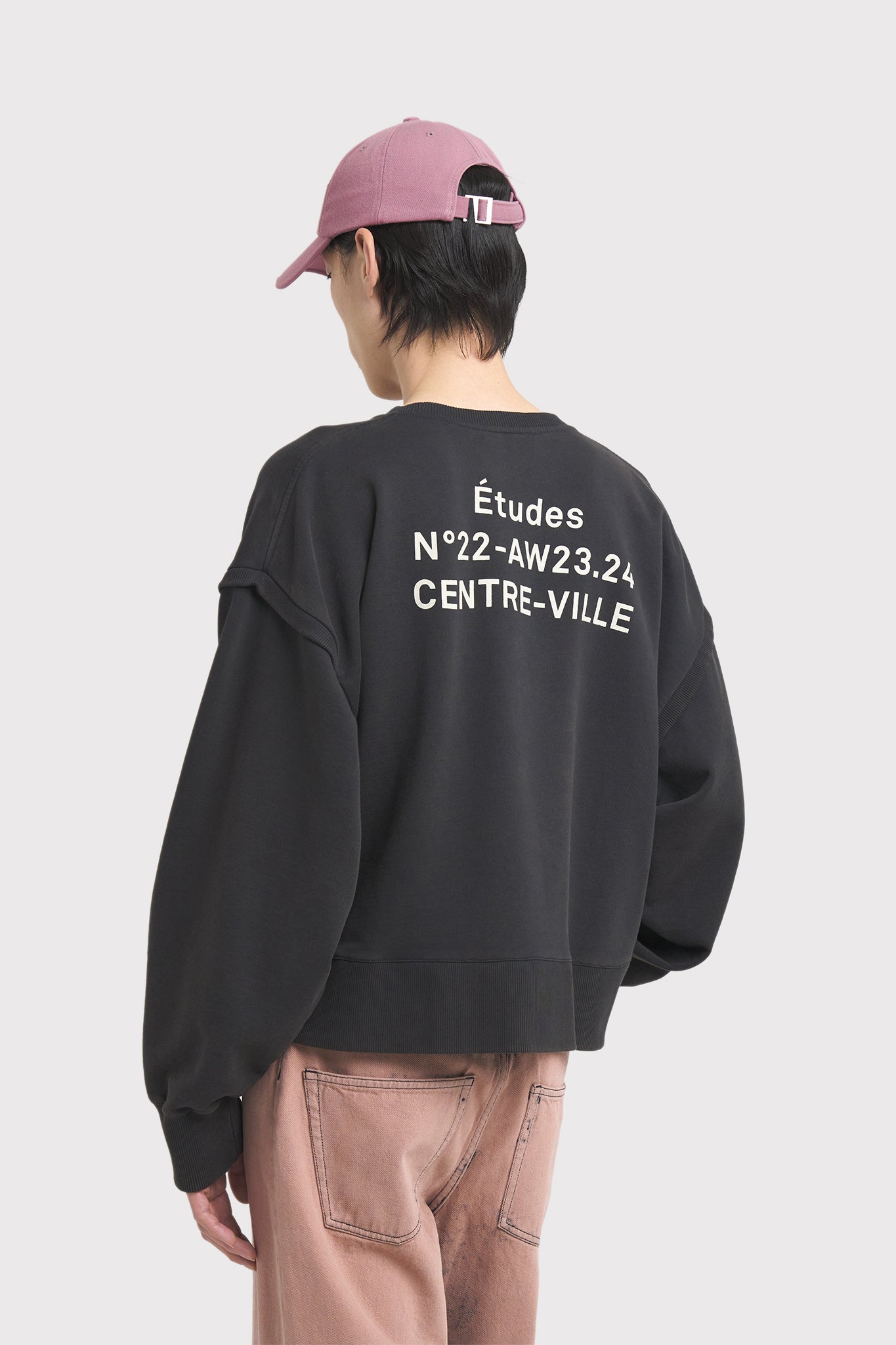ÉTUDES CIMENT N22 BLACK WASHED SWEATSHIRTS 5