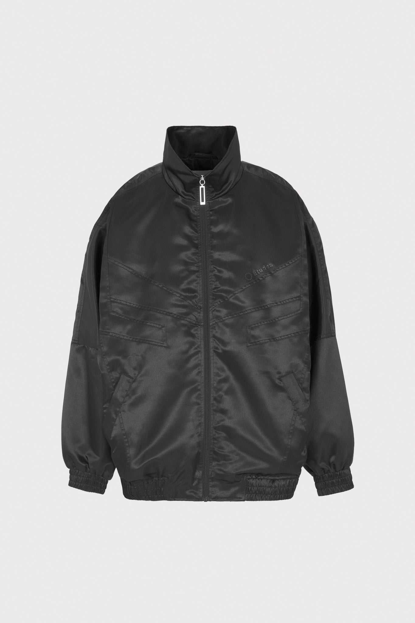 ÉTUDES CITE SATIN BLACK OUTERWEAR 2