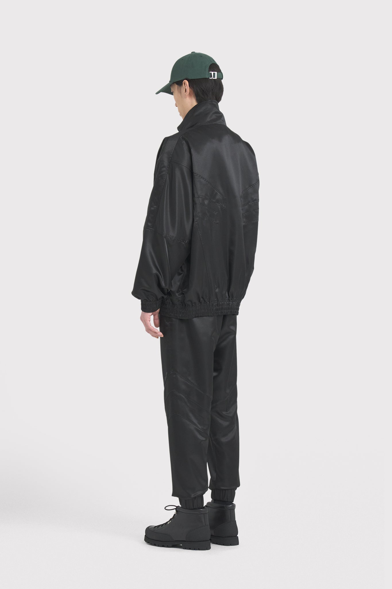 ÉTUDES CITE SATIN BLACK OUTERWEAR 3