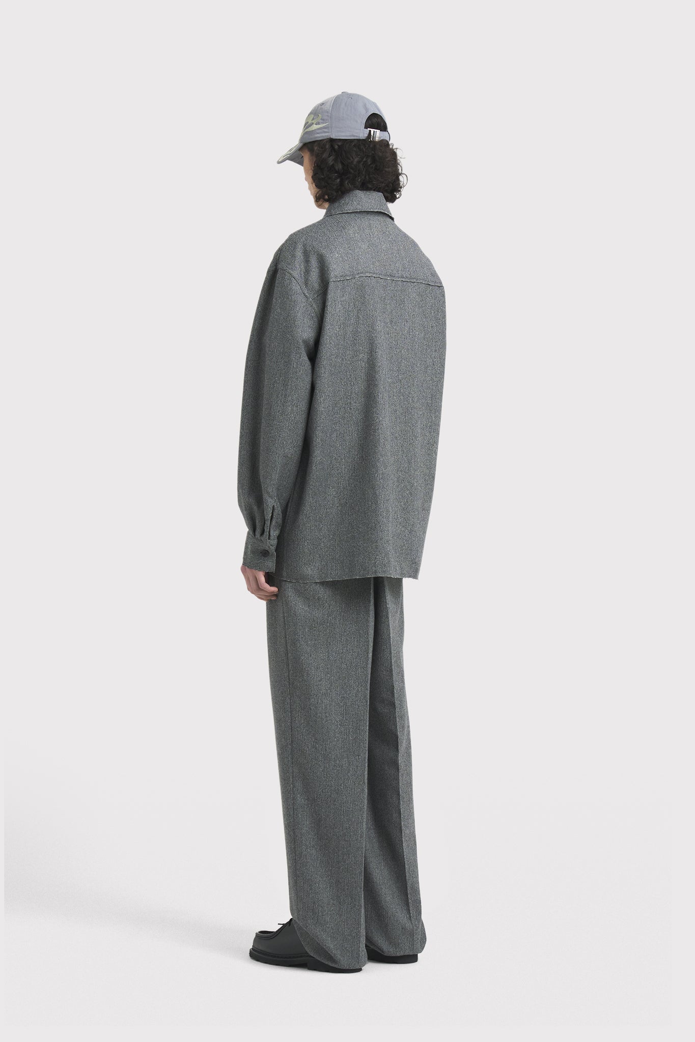 ÉTUDES COMMUNAUTE FLANNEL GREY SHIRTS 3