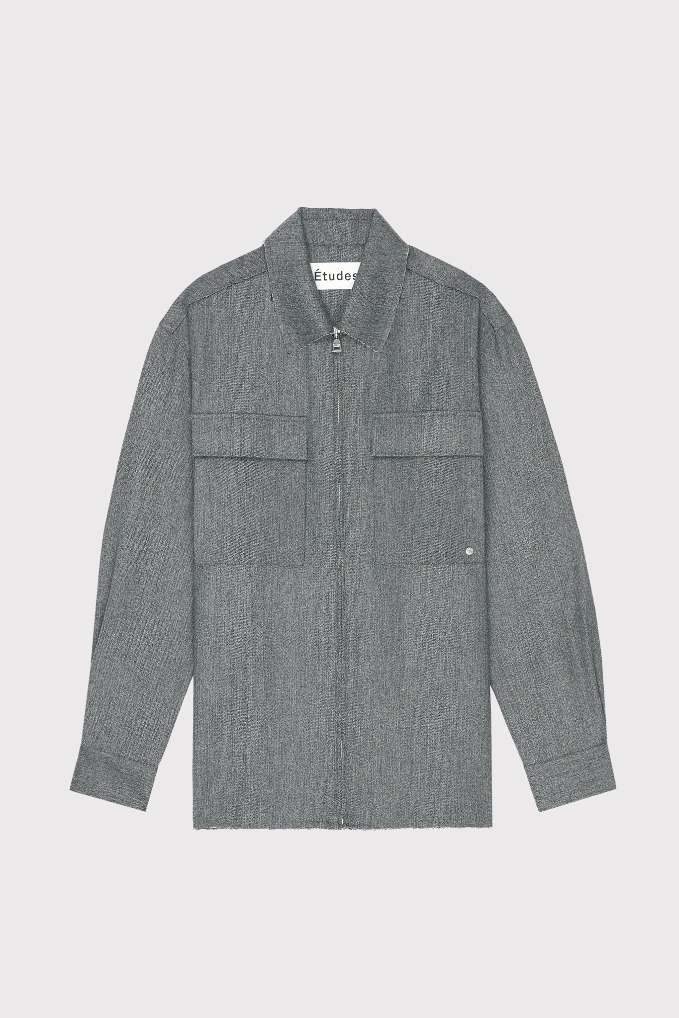 ÉTUDES COMMUNAUTE FLANNEL GREY SHIRTS 2