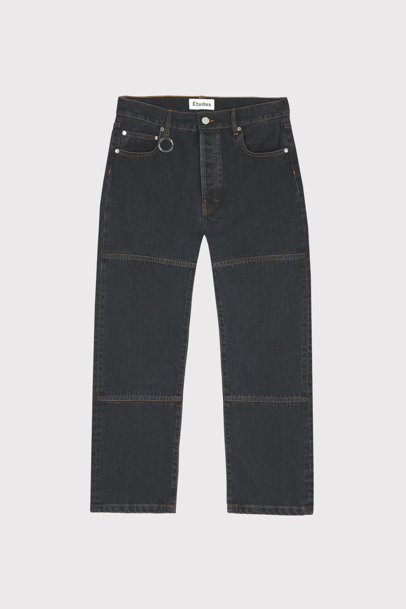 ÉTUDES CORNER DENIM BLACK WASHED TROUSERS 2