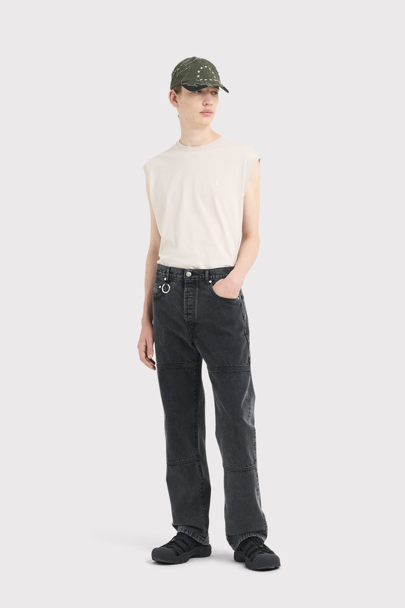 CORNER DENIM WASHED BLACK NOIR LAVÉ 6