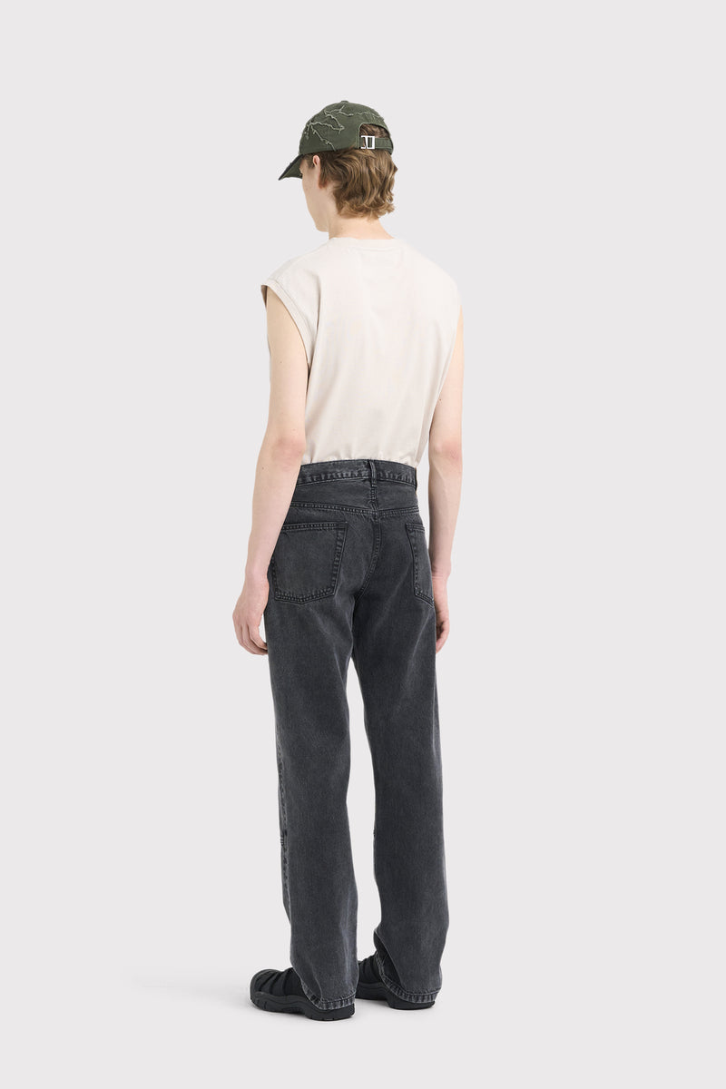 CORNER DENIM WASHED BLACK NOIR LAVÉ 4