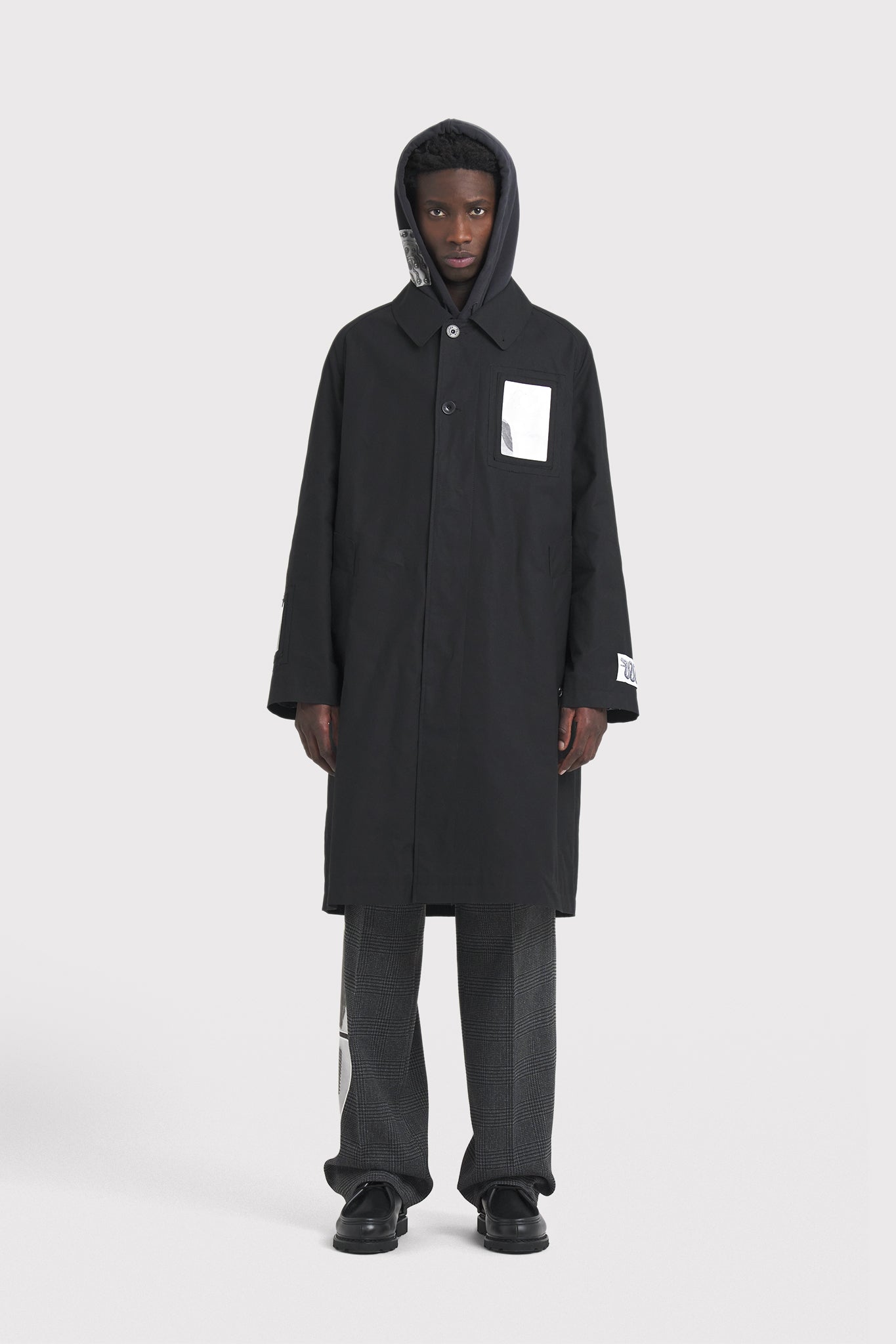 ÉTUDES DISTANCE BS WAXED COTTON BLACK OUTERWEAR 1