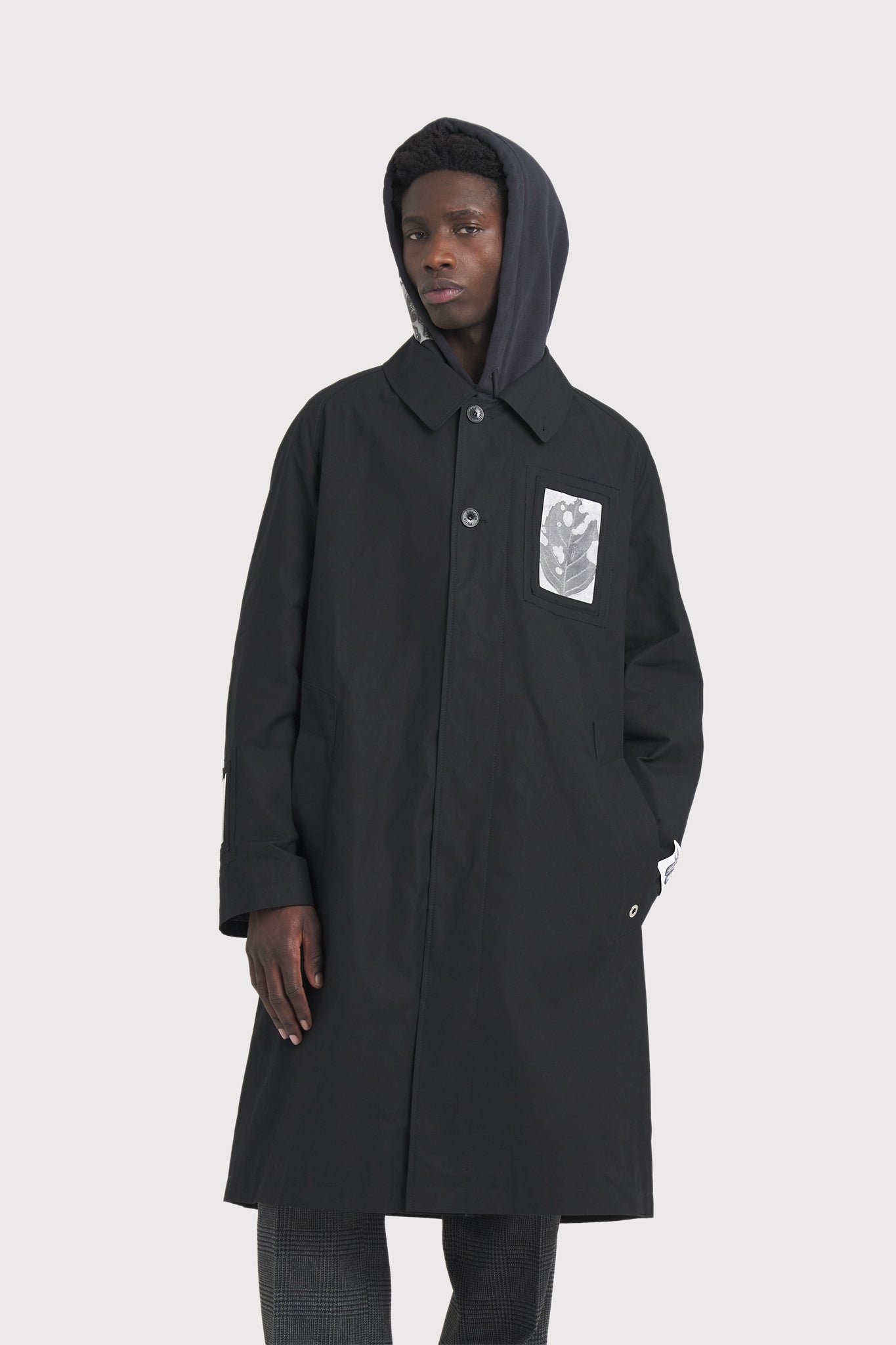 ÉTUDES DISTANCE BS WAXED COTTON BLACK OUTERWEAR 4