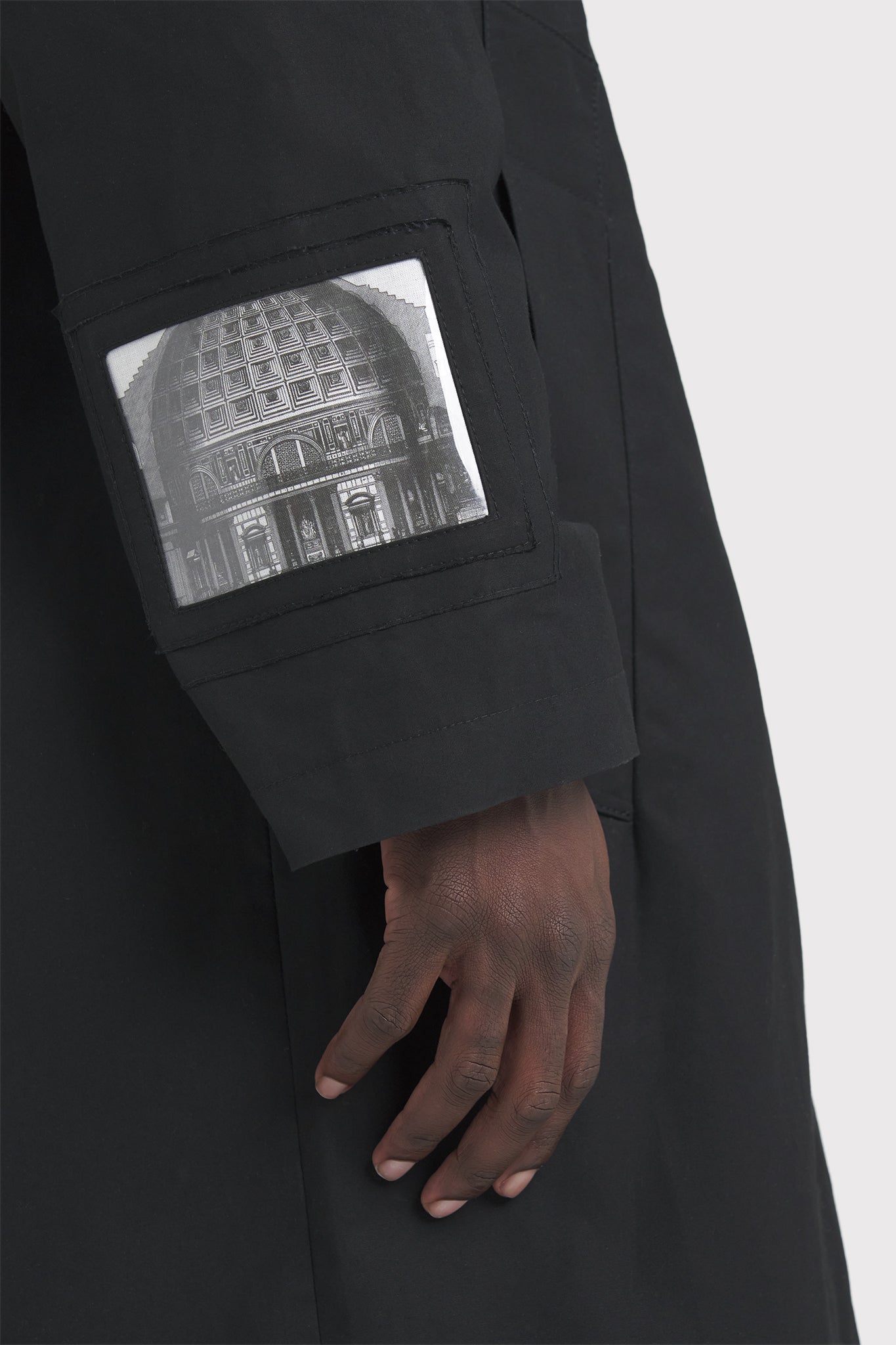 ÉTUDES DISTANCE BS WAXED COTTON BLACK OUTERWEAR 6