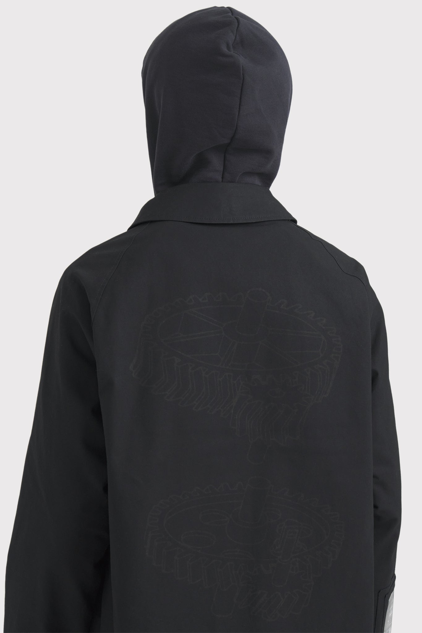 ÉTUDES DISTANCE BS WAXED COTTON BLACK OUTERWEAR 8