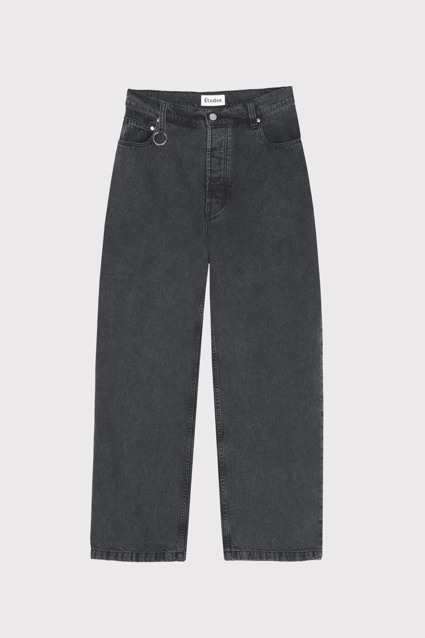 ÉTUDES DISTRICT DENIM BLACK WASHED TROUSERS 2