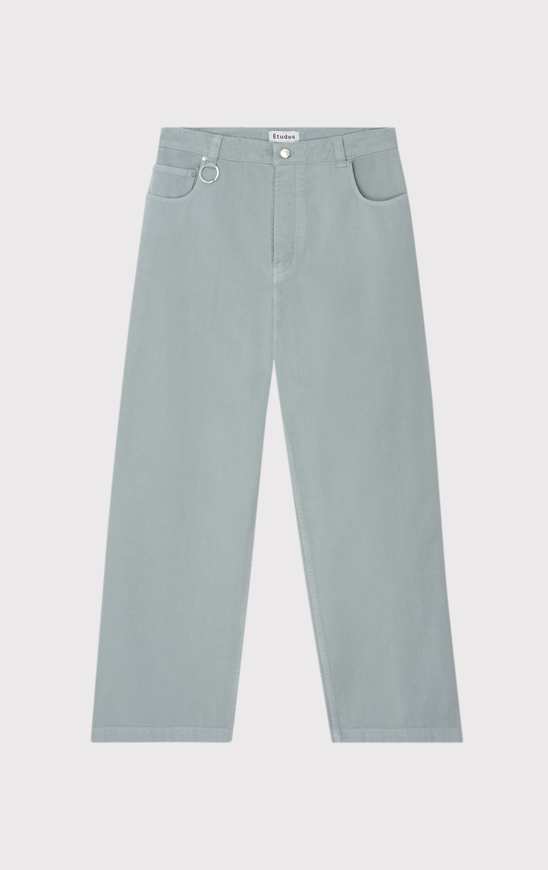ÉTUDES DISTRICT DENIM DYED PIGEON TROUSERS 1